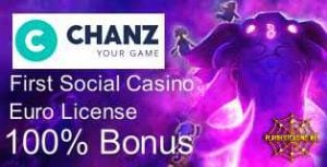 Chanz Casino Logo can be seen in here.