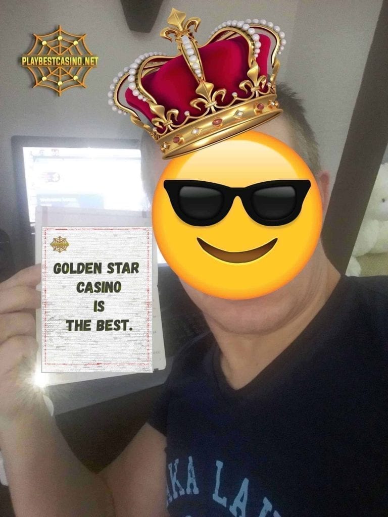 Golden Star ຄາສິໂນ Selfie ສາມາດເບິ່ງເຫັນໄດ້ໃນຮູບນີ້.