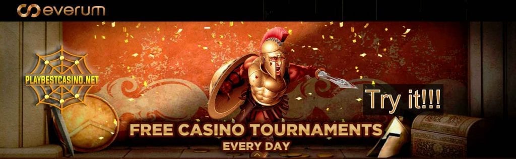 Everum Casino gratis toernooie kan in hierdie prent gesien word!
