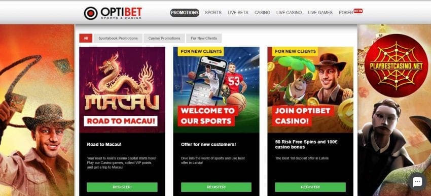 Optibet promotions can be seen in this image!