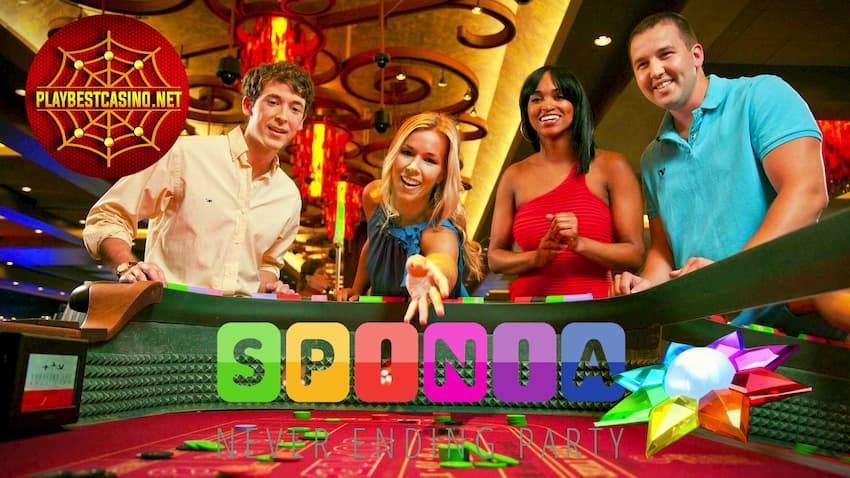 Spinia Casino (2024) - Official Review and Deposit Bonus are in the photo.