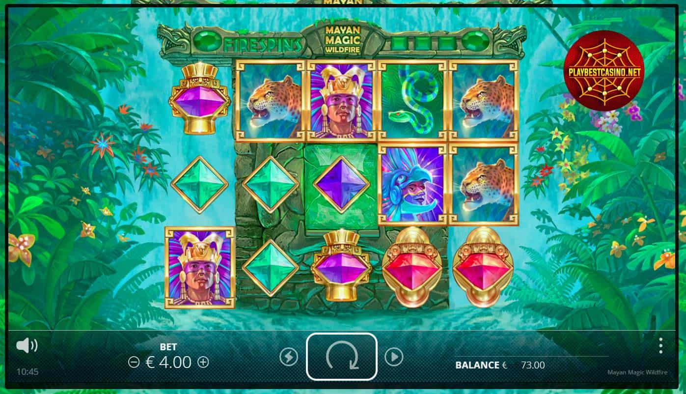 Низкая волатильность. Пример. MAYAN MAGIC WILDFIRE.