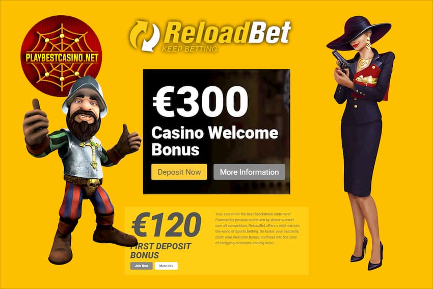 ReloadBet - Casino Hou me te Bookmaker 2024 kei te whakaahua!