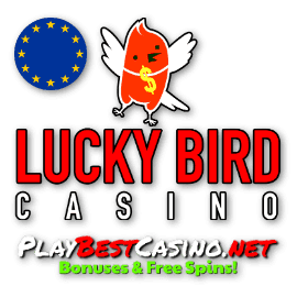 Логотип казино Lucky Bird в png на портале Playbestcasino.net есть на фото.