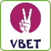 logo Vbet na tipovanie športov a e-športov vo formáte png pre PlayBestCasino.net na obrázku.