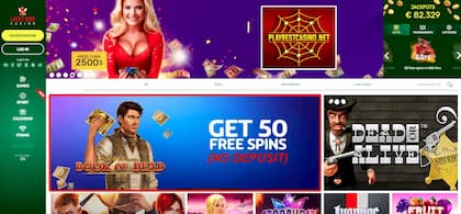 Lucky Bird Casino 50 Free Spins (No Deposit) is on this photo.