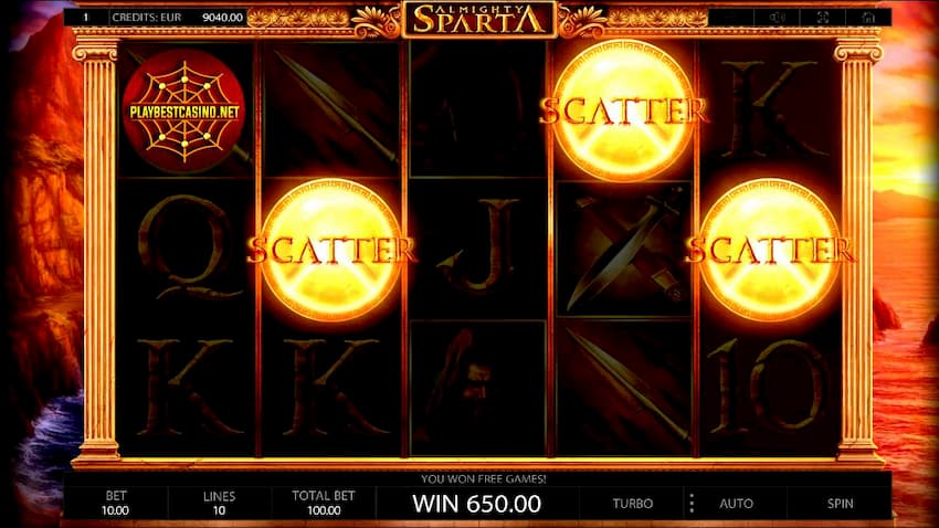 Символы Scatter в Бонусеой Игре онлайн казино представлены на снимке.