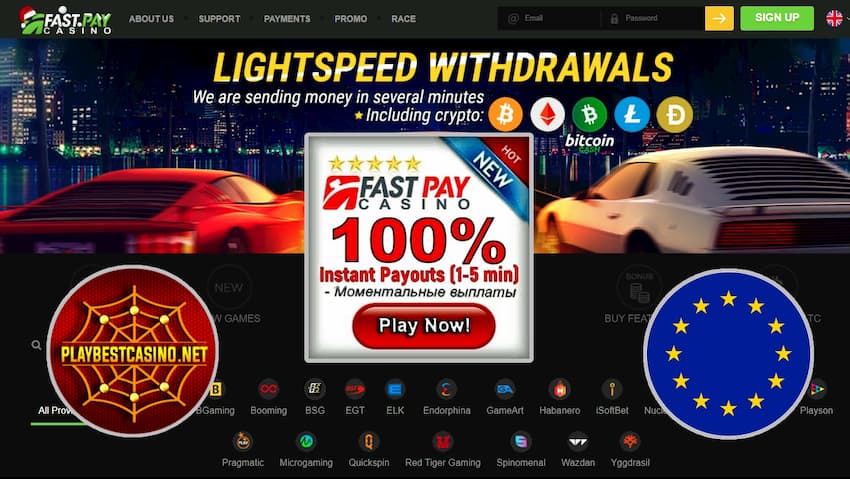 Casino Bonuses Fastpay super picturam.