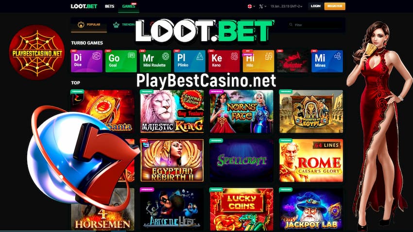 Игровые автоматы и провайдеры в казино Loot.bet представлены на фото.