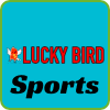 Lucky Birds Sports Betting logo png for PlaybestCasino.net is on photo.