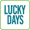 Lucky Days Casino Png Logo for PlayBestCasino.net is on photo.
