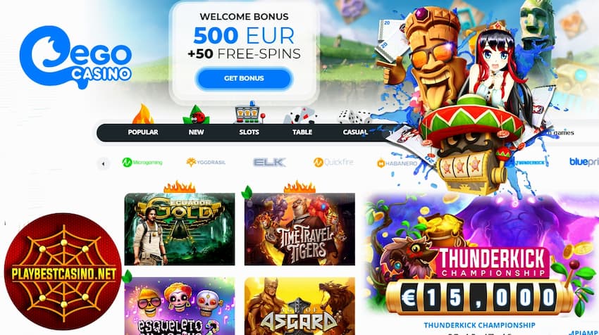 Casino pōwhiri bonus Ego ki PlayBestCasino.net i runga i te pikitia.