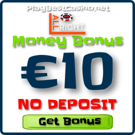 All Right Casino 10 Euro Money Bonus for Registration is on photo.
