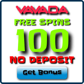 Vavada Casino 100 free spins no deposit bonus is on photo.
