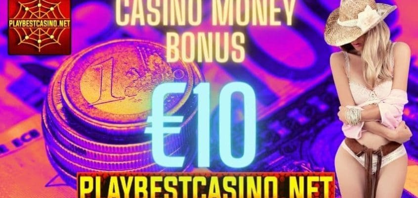Получи денежный бонус 10 евро за регистрацию в онлайн казино 2023 на фото.