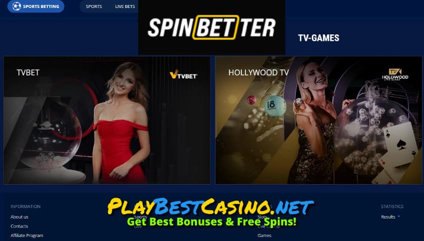 Вы найдете большой выбор специальных игр в казино SpinBetter на этой картинке.
