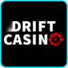 Drift Casino logo for Playbestcasino.net is on photo.