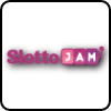Kazino logotipas SlottoJam už PlayBestCasino.net ant paveikslo.