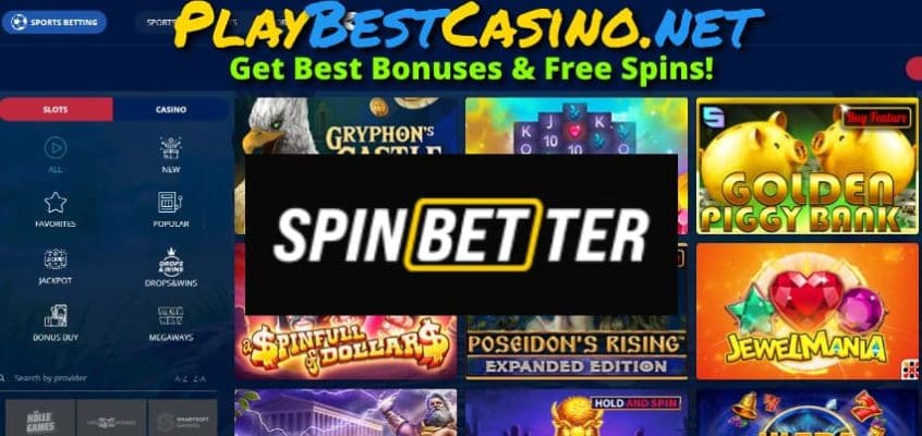 Изучите огромный список игровых автоматов и провайдеров в казино Spinbetter на этом снимке!
