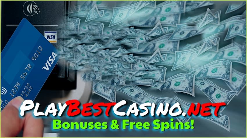 Instant nga pag-atras sa mga pondo gamit ang sistema sa pagbayad VISA Online Playbestcasino.net adunay usa sa litrato.