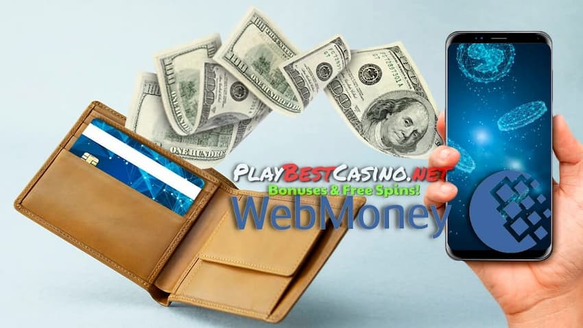 С WebMoney совершение платежных операций происходит мгновенно на сайте Playbestcasino.net на фото есть