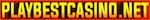 Логотип сайта лучших казино playbestcasino.net на фото.