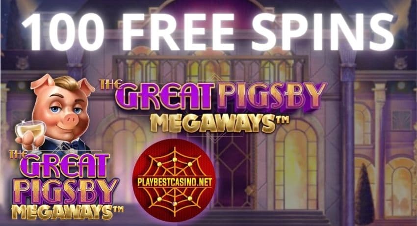 Получи 100 бесплатных вращений в новом игровом автомате The Great Pigsby от провайдера Relax Gaming в казино VAVADA.