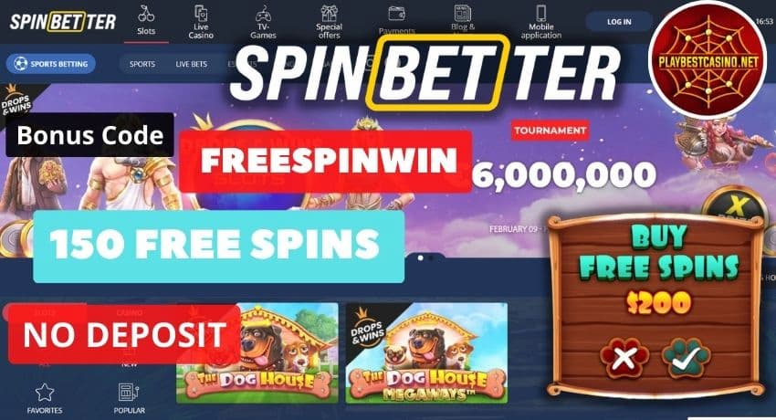 Цасино Spinbetter нуди 150 бесплатних окретаја на слоту The Dog House за нове играче без потребе за уплатом фотографија.