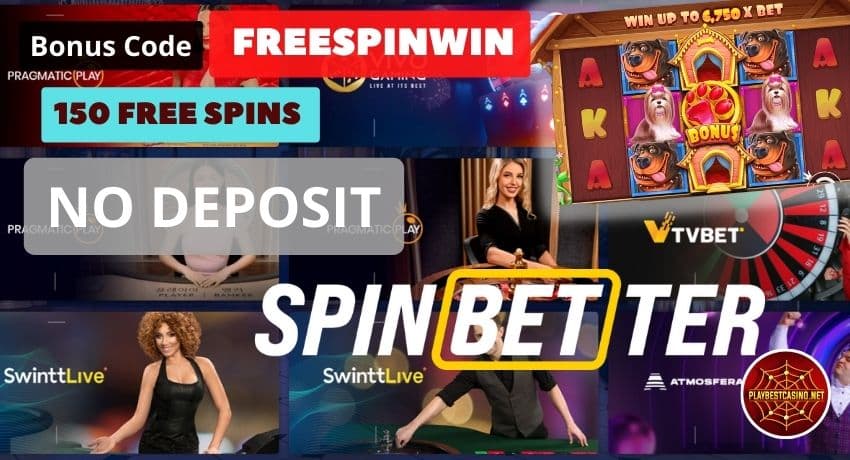 New casino players Spinbetter can get 150 free spins in the slot machine The Dog House without having to make a photo deposit.