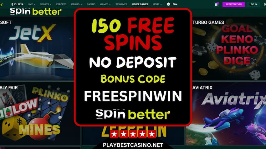 ເກມ crash ແລະບໍ່ມີເງິນຝາກ casino bonus Spinbetter ຢູ່ໃນຮູບນີ້.